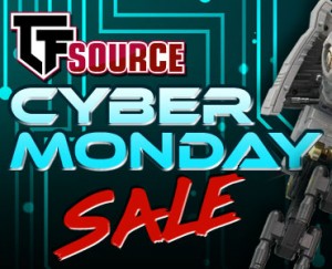 Transformers News: Cyber Monday at TFSource! Save up to 60% off on 70+ Items!
