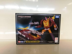 Transformers News: Box Image of Takara Tomy Transformers Masterpiece MP-40 Targetmaster Hot Rodimus