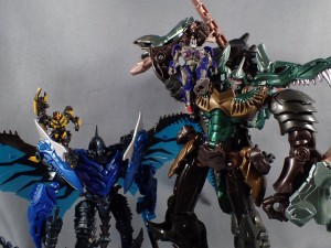 Transformers News: In Hand Images - Transformers Movie The Best Leader Optimus Prime, Dinoriders Grimlock and Strafe