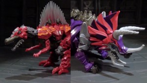 Transformers News: Video Reviews: Transformers Age of Extinction Deluxe Dinobots Scorn and Slug