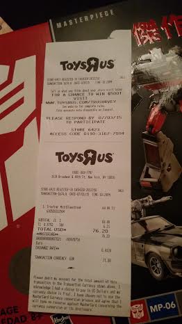 Transformers News: First US sighting of Hasbro Transformers Masterpiece Bluestreak at Toys R' Us