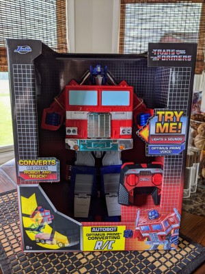 Transformers News: Jada's Self Transforming Optimus Found at Target + Video