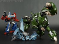 Transformers News: Seibertron Galleries Transformers Prime FE Voyagers Optimus, Bulkhead & RID Megatron