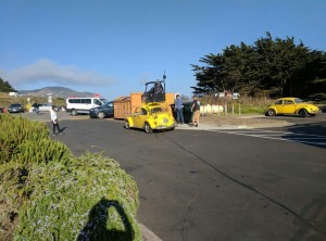Transformers News: New Set Images from the Transformers Universe: Bumblebee Movie; Cars, Buildings, VW Beetles