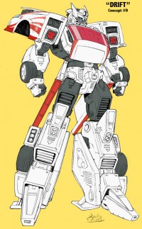 Transformers News: SG Collect Limited Black and RED DFT-01X Drift Kit