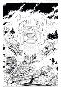 Transformers News: Original Guido Guidi Transformers Comic Art on eBay