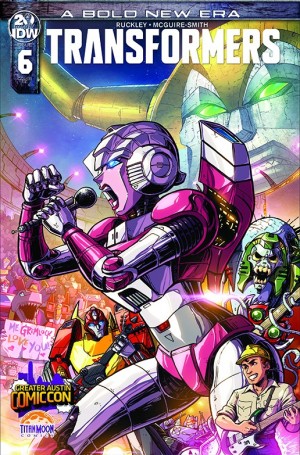 Transformers News: Cybertronic Spree Homage on Variant Cover for IDW Transformers 6