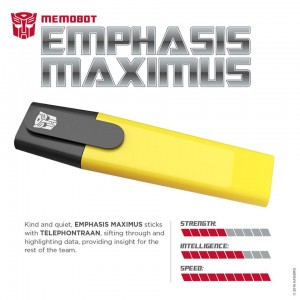 Transformers News: April Fools': Memobots Emphasis Maximus and Binder Supreme Revealed by Hasbro
