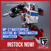 Transformers News: TFsource News! MP-37 Artfire, GT Gravity Builder, LG-EX God Ginrai, FansToys Restock & More!
