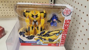 Transformers News: Transformers Robots In Disguise Combiner Force Bumblebee and Stuntwing found at US retail