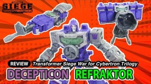 Transformers News: New Video Review of Transformers War for Cybertron Siege Deluxe Class Reflector / Refracktor