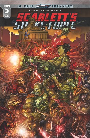 Transformers News: Three-Page Preview for IDW Hasbro Universe: Scarlett's Strike Force #3