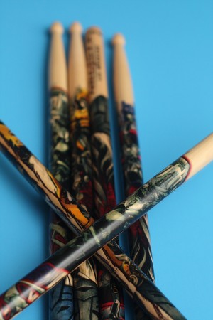 Transformers News: NRG's Lee Mangano Transformers Themed Drumsticks