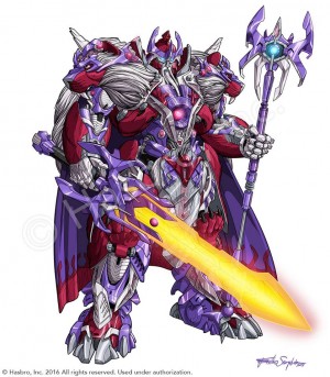 Transformers News: Transformers Titans Return Alpha Trion Emiliano Santalucia Original Artwork