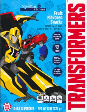 Transformers News: Transformers: Robots in Disguise Fruit Snacks Coming Soon!