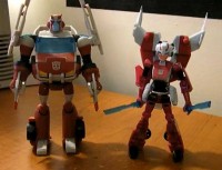 Transformers News: Video Reviews of Animated Arcee and Cybertron Mode Ratchet