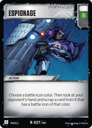 Transformers News: Transformers Trading Card Designer Ken Nagle Talks About Espionage Battle Card