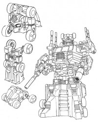 Transformers News: Ark Addendum Update - Ginrai's Trailer Transformation Sequence