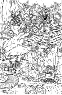 Transformers News: Original Ulises Farinas Transformers Artwork for Sale