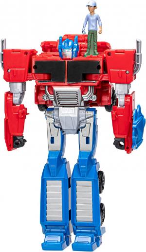 Spin-Changer Optimus Prime with Robby Malto (Transformers Earthspark)