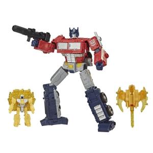 Optimus Prime with Enerax and Sheeldron (Netflix Series)