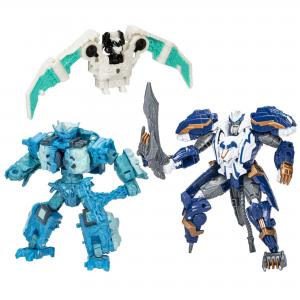 Thundertron with Calcitron and Nightstrike (Transformers Legacy United)