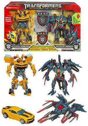 Battlefield Bumblebee & Infiltration Soundwave (NEST 2 pack)