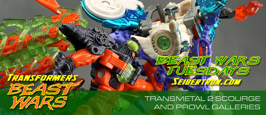 Transformers News: New Galleries: Beast Wars Transmetal 2 Prowl and Scourge