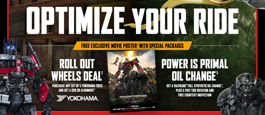 Monro Announces Partnership with "Transformers: Rise of the Beasts"