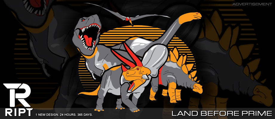 Transformers News: New RIPT Apparel New RIPT Apparel "Land Before Prime" Dinobot inspired T-Shirt
