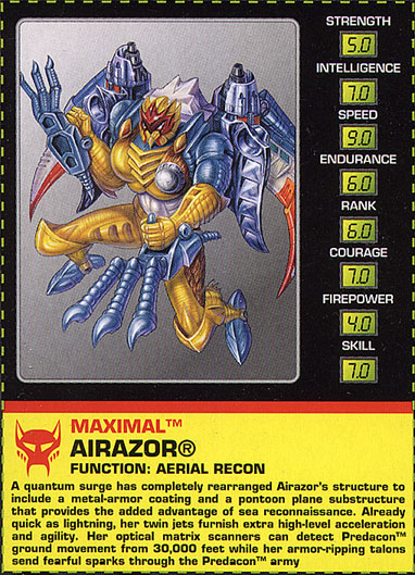 Transformers Tech Spec: Airazor