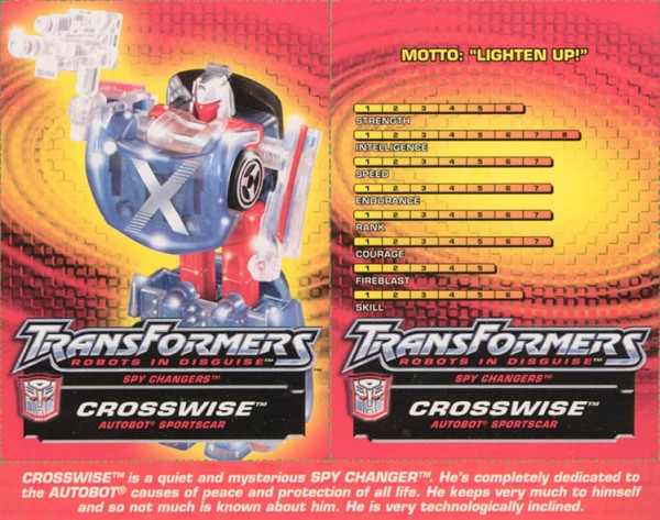Transformers Tech Spec: Crosswise
