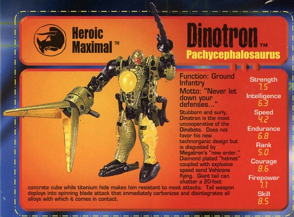 Transformers Tech Spec: Dinotron