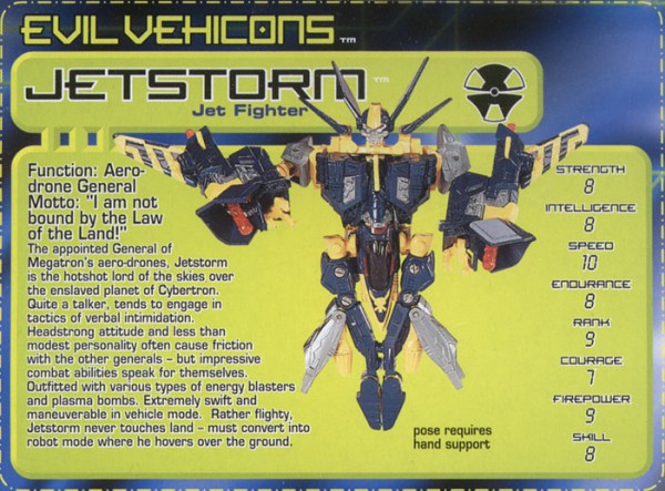 Transformers Tech Spec: Jetstorm
