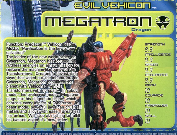 Transformers Tech Spec: Megatron