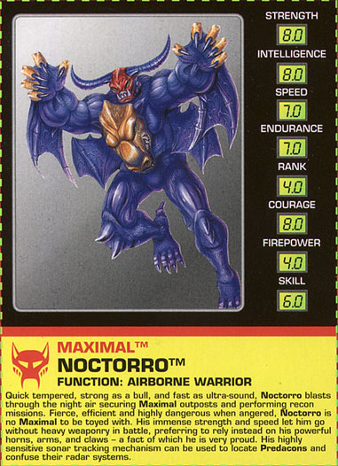 Transformers Tech Spec: Noctorro