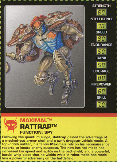 Transformers Tech Spec: Rattrap