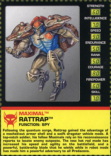 Transformers Tech Spec: Rattrap