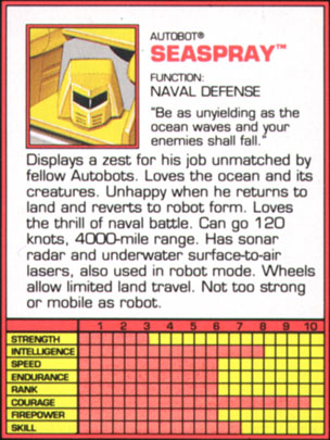 Transformers Tech Spec: Seaspray