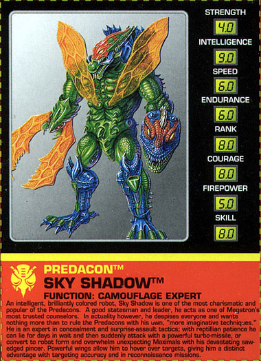 Transformers Tech Spec: Sky Shadow