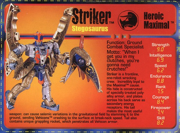 Transformers Tech Spec: Striker