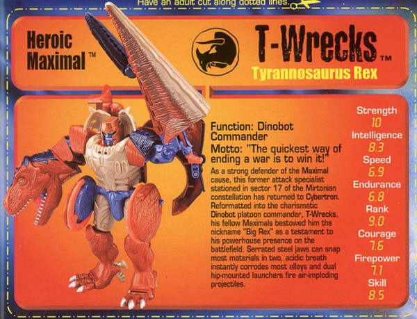 Transformers Tech Spec: T-Wrecks