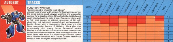 Transformers Tech Spec: Tracks with Basher