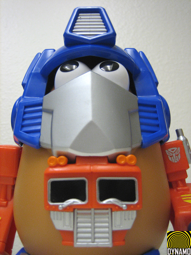 Transformers News: Optimash Prime review and pictures Optimash Prime - Mr. Potato Head figure