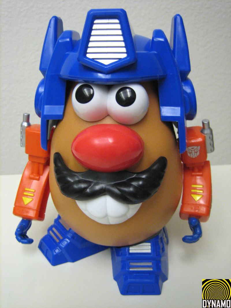 Transformers News: Optimash Prime review and pictures Optimash Prime - Mr. Potato Head figure