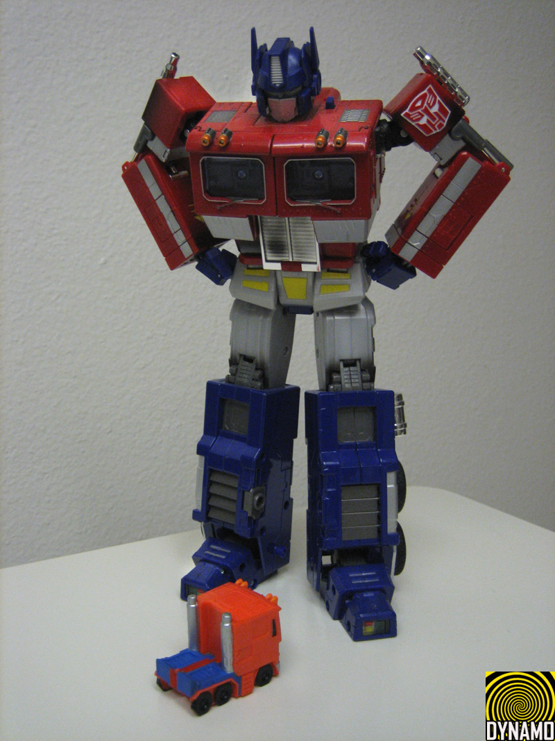 Transformers News: Optimash Prime review and pictures Optimash Prime - Mr. Potato Head figure