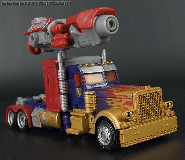 Transformers News: New Galleries: Transformers Movie Trilogy Optimus Prime w/ Trailer and DOTM Lunarfire Optimus Prime Image