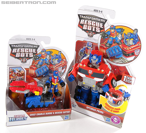 Transformers Rescue Bots Chief Charlie Burns &amp; Rescue Cutter (Image #14 of 79)