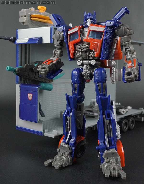 Transformers News: New Galleries: Transformers Movie Trilogy Optimus Prime w/ Trailer and DOTM Lunarfire Optimus Prime Image