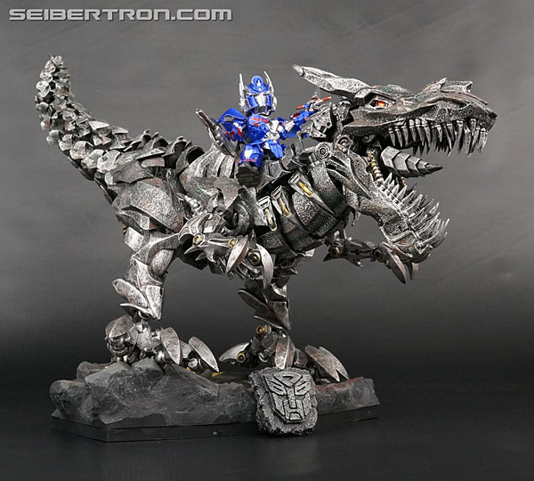 Transformers News: New Galleries: Kids Logic Transformers Mecha Nations MN11 Age of Extinction Grimlock + Optimus Prime